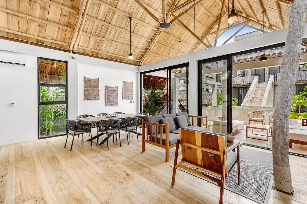 Apartment Lux Toh Villa, Rooftop Pool, Wifi, Transport Tulum