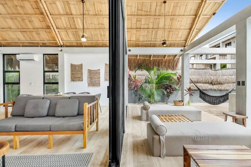 Apartment Lux Toh Villa, Rooftop Pool, Wifi, Transport Tulum Mexico