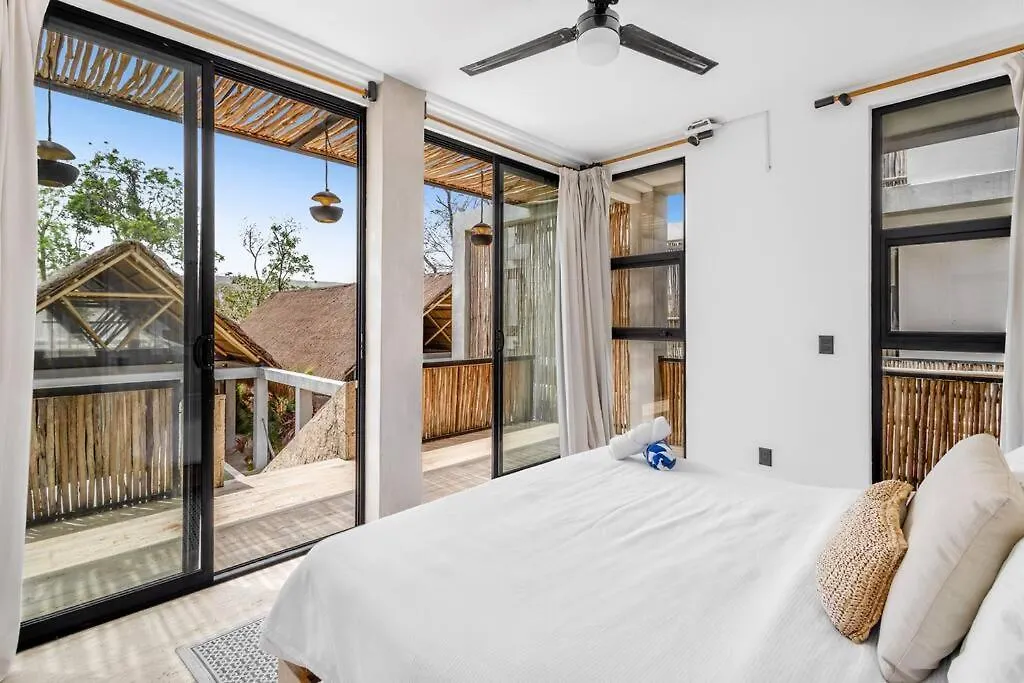 Lux Toh Villa, Rooftop Pool, Wifi, Transport Tulum 0*,